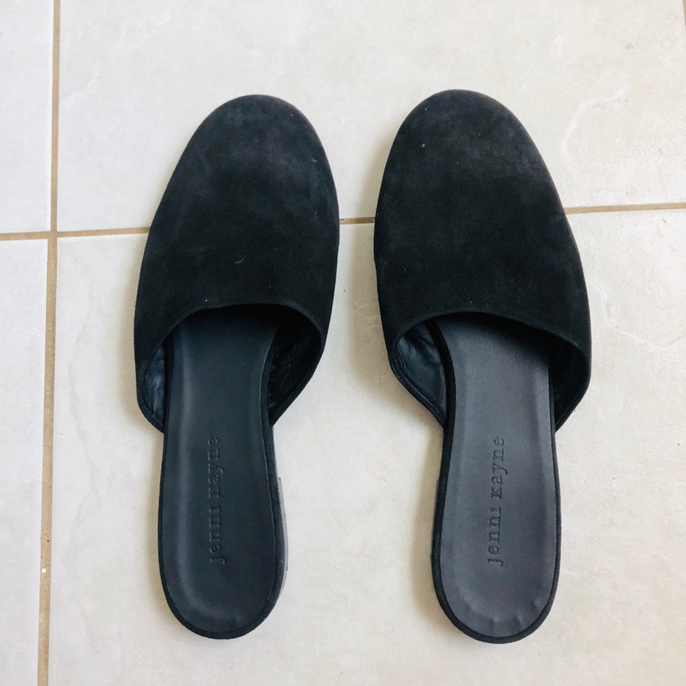 Jenni Kayne Olympia Suede Mule, Black